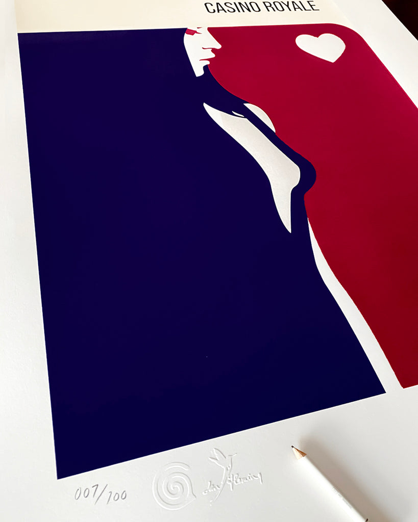 Casino Royale James Bond art print poster signed 007 official