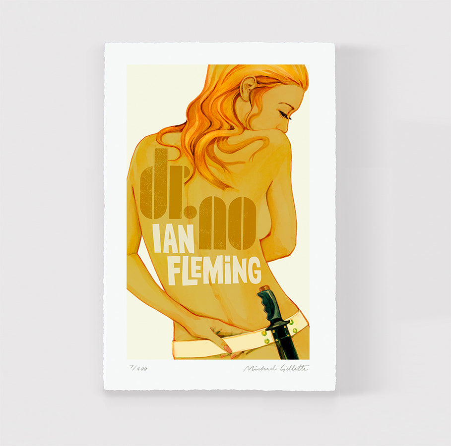 James Bond 007 artist print poster