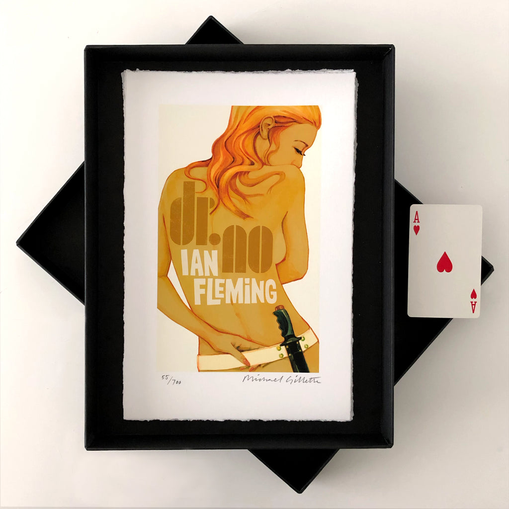Best 007 James Bond art print posters boxed set