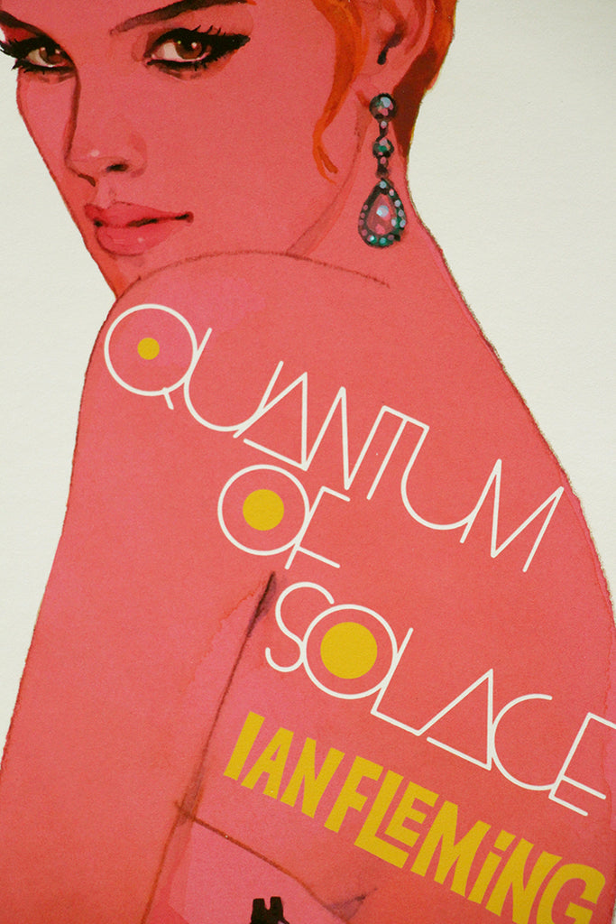 Best James Bond 007 Quantum of Solace book cover art print