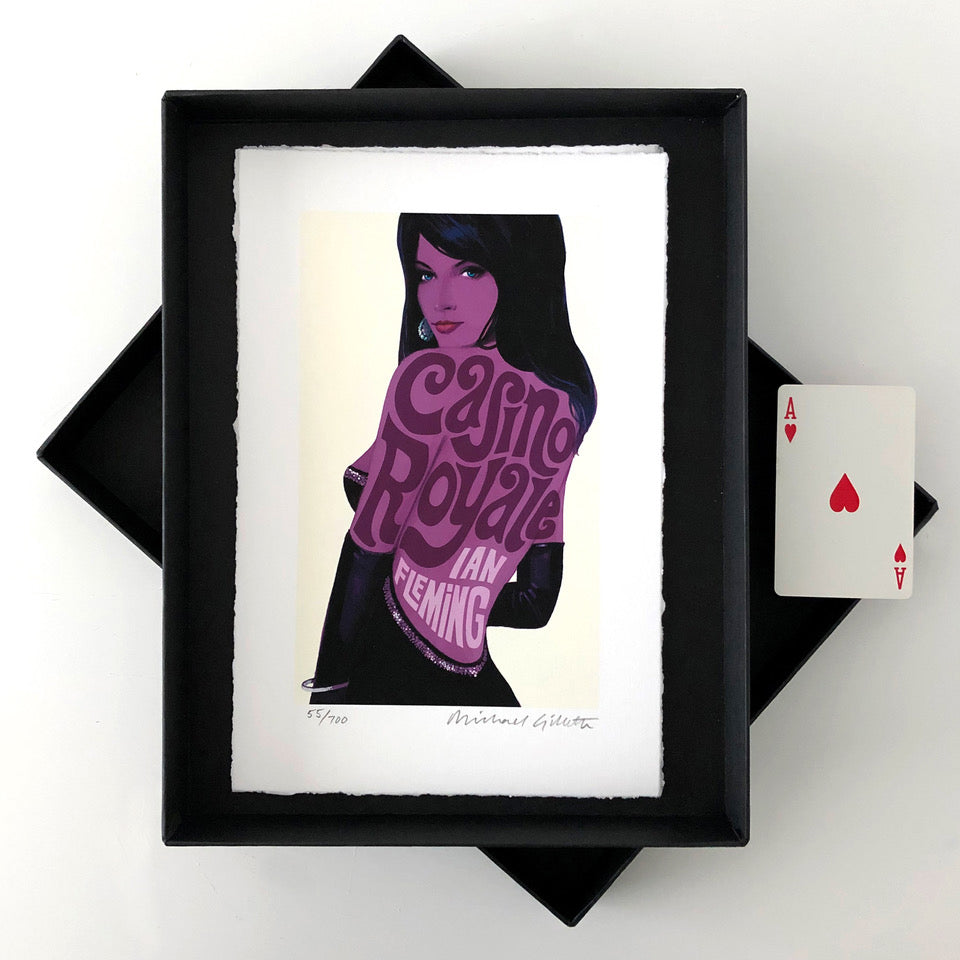 James Bond 007 Penguin book covers art print boxed set