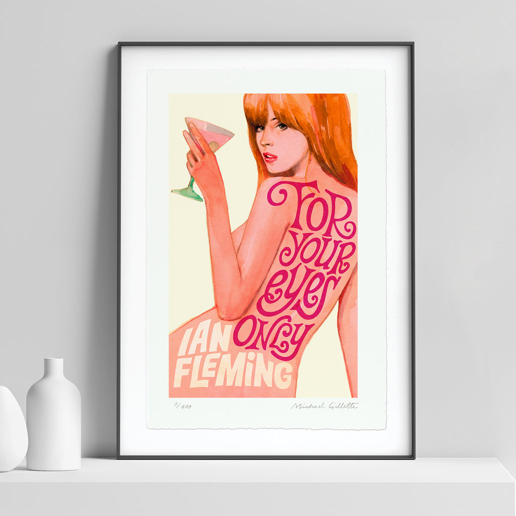 James Bond limited edition art print poster