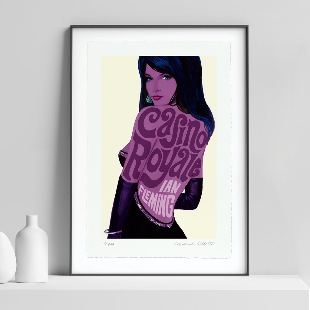 James Bond 007 artist poster print Casino Royale