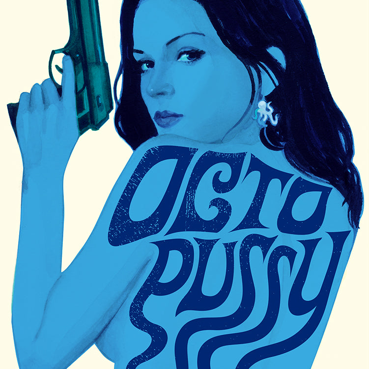 Octopussy 007 James Bond book cover art print poster