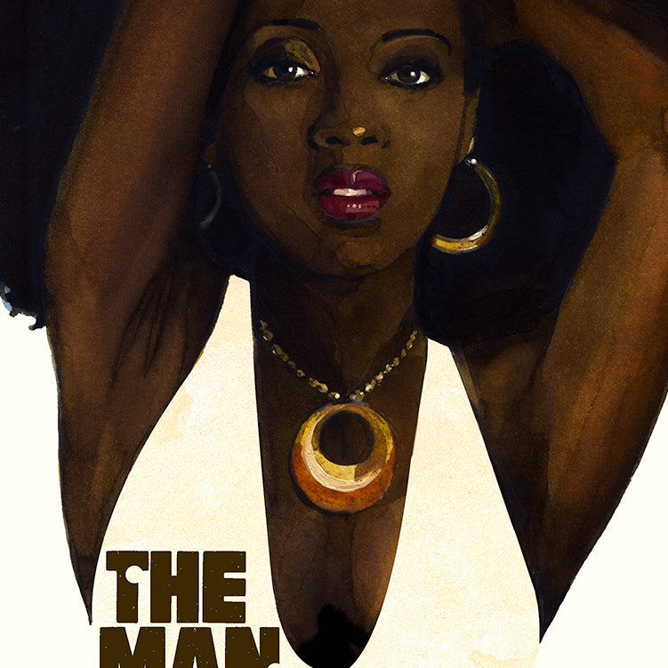 The man with the golden gun James Bond 007 book cover art print poster