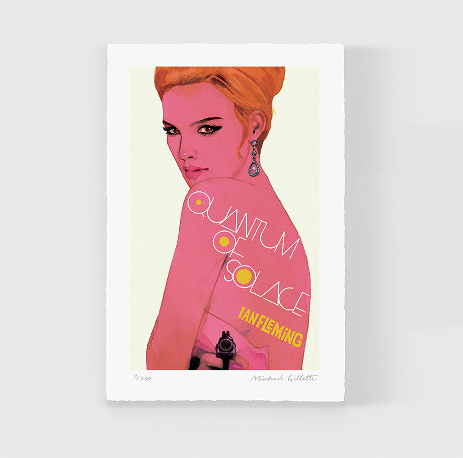 Quantum of solace 007 James Bond art print poster