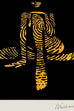 GOLDFINGER: Gold ink Screenprint.