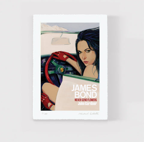 James Bond 007  collectable art print