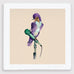 Prince Paisley Park 1999 Purple Rain Bird Art Print 